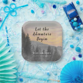 山の森が冒険を始結婚める ペーパープレート (パーティー)