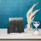 山の森の冬 フォトプラーク (インサイチュ)