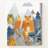 山の森の友人 ノートブック (裏面)