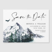 山の森の日付の磁気カードを保存 (正面)