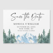 山の森の日付の磁気カードを保存 (正面)