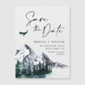 山の森の日付の磁気カードを保存 (正面)