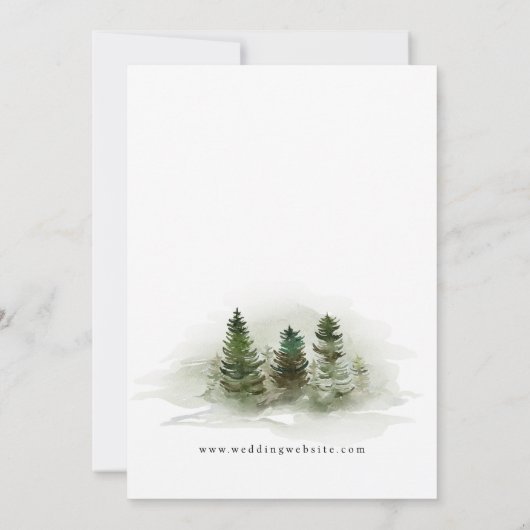 山の森の日付を保存 セーブザデート (裏面)