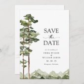 山の森の日付を保存 セーブザデート (正面/裏面)