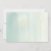 山の森の素朴日付の写真を変更 招待状 (裏面)