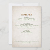 山の森の週末予定 招待状 (裏面)