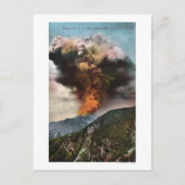 山の森林火災ビュー ポストカード (正面)