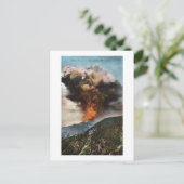 山の森林火災ビュー ポストカード (スタンド正面)