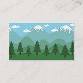 山の森林 名刺 (裏面)