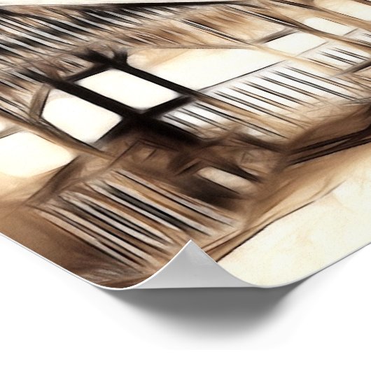 山の森 ポスター (角)