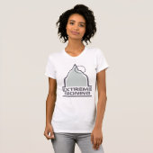 山の極度な鉄の女はTシャツを破壊しました Tシャツ (正面フル)