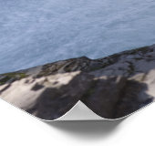 山の横の滝の日光2 ポスター (角)