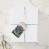 山の水の色の風景の目的地の結婚式 ギフトタグ (より糸付き)