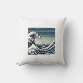 山の波紋 クッション (正面)