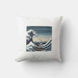 山の波紋 クッション