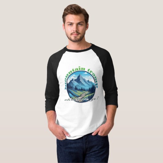 山の浮浪者 Tシャツ (正面フル)