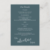 山の湖で始まる私たちの冒険の詳細 エンクロージャーカード (正面)