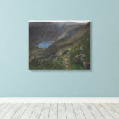 山の湖の巨大な山々， 1896 2 キャンバスプリント (インサイチュ (ウッドフロア))