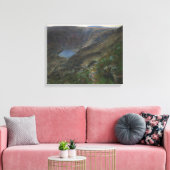 山の湖の巨大な山々， 1896 2 キャンバスプリント (インサイチュ (リビング))