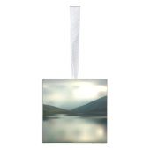 山の湖 キューブオーナメント (右)