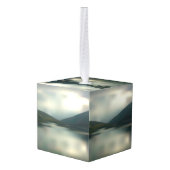 山の湖 キューブオーナメント (裏面アングル)