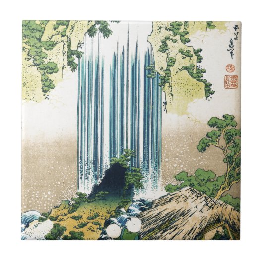 山の滝(シャック上) タイル (正面)