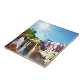 山の滝 タイル (側面)