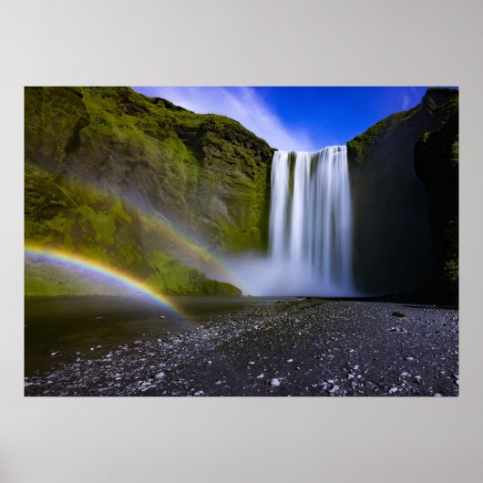 山の滝 ポスター (正面)