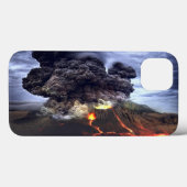 山の火山の噴火 Case-Mate iPhoneケース (裏面 (横))
