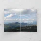 山の牧師の感謝リーダーシップカード カード (内部)