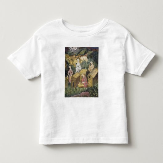 山の牧草地 トドラーTシャツ (正面)