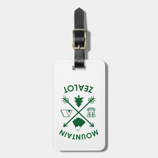 山の狂信者 ラゲッジタグ (正面縦)