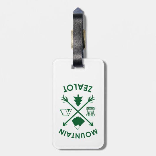 山の狂信者 ラゲッジタグ (裏面縦)