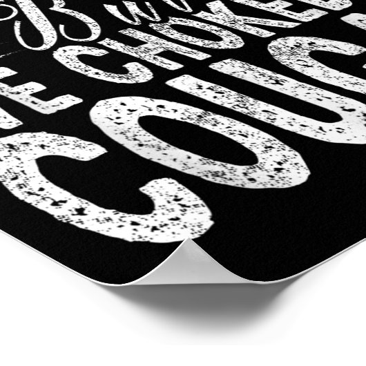 山の獅子を殺したことはないが、一匹の咳をした ポスター (角)