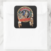 山の獅子テキサス州 スクエアシール (バッグ)