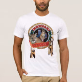 山の獅子テキサス州 Tシャツ (正面)