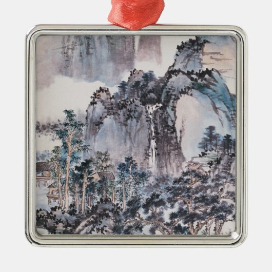 山の生存 メタルオーナメント (正面)