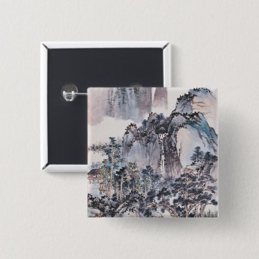 山の生存 缶バッジ (正面&裏面)