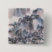 山の生存 缶バッジ (正面)