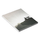 山の男と犬の絆 ノートパッド (アングル)