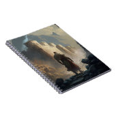 山の町の包囲 ノートブック (右側)