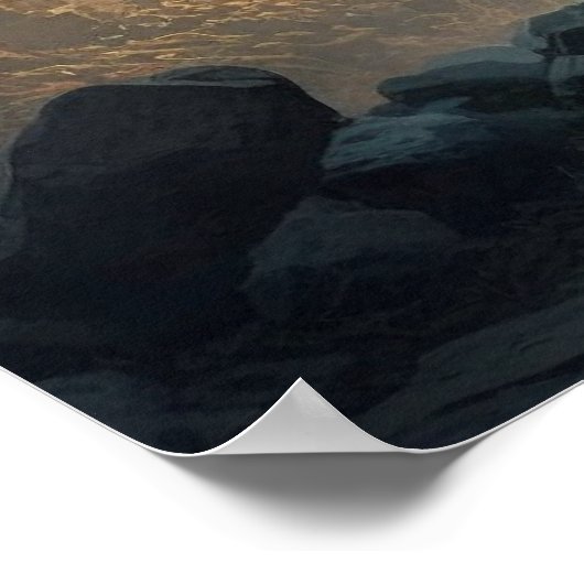 山の町の包囲 ポスター (角)