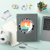 山の登山は私のセラピーホワイトオプション シール (iPadカバー)