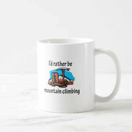 山の登山 コーヒーマグカップ (右)