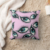 山の目。抽象芸術アイコン。 クッション (ブランケット)