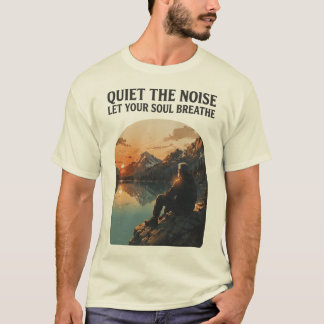 山の瞑想 Tシャツ