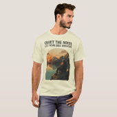 山の瞑想 Tシャツ (正面フル)