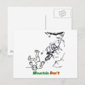 山の禁止 ポストカード (正面/裏面)