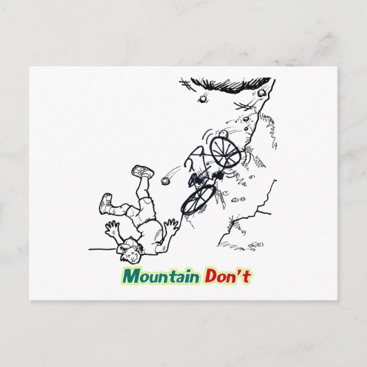 山の禁止 ポストカード (正面)