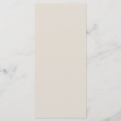 山の秋の結婚式メニュー メニュー (裏面)